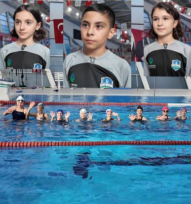 Minik yüzücülerimizin hedefi olimpiyat