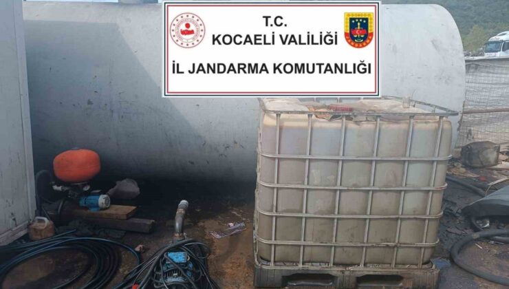 Jandarmadan dev operasyon. 25 bin litre kaçak akaryakıt ele geçirildi