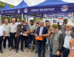 Körfez’de yeni caminin temeli atıldı