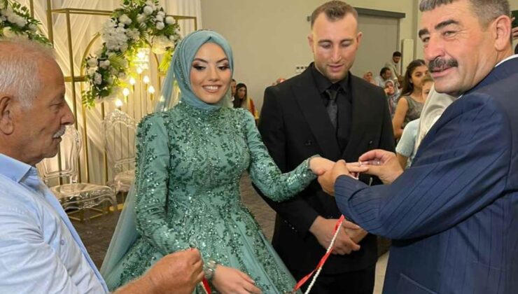 Çiğdem ile Hüseyin’in Yüzükleri Takıldı
