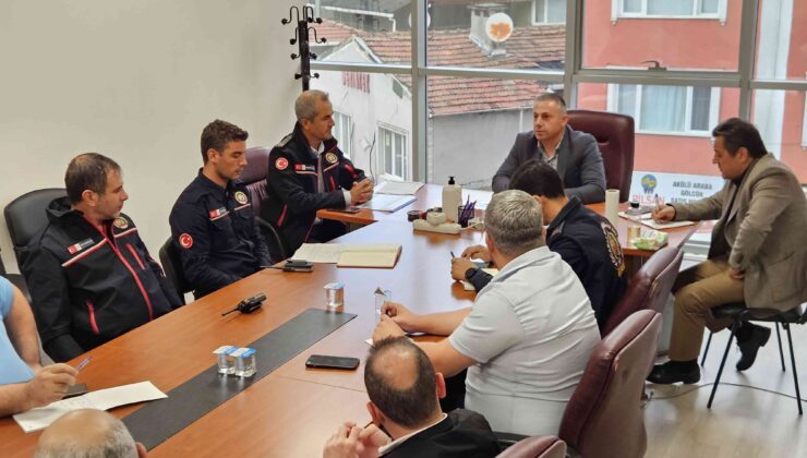 Afet Koordinasyon Toplantısı Gölcük’de y apıldı