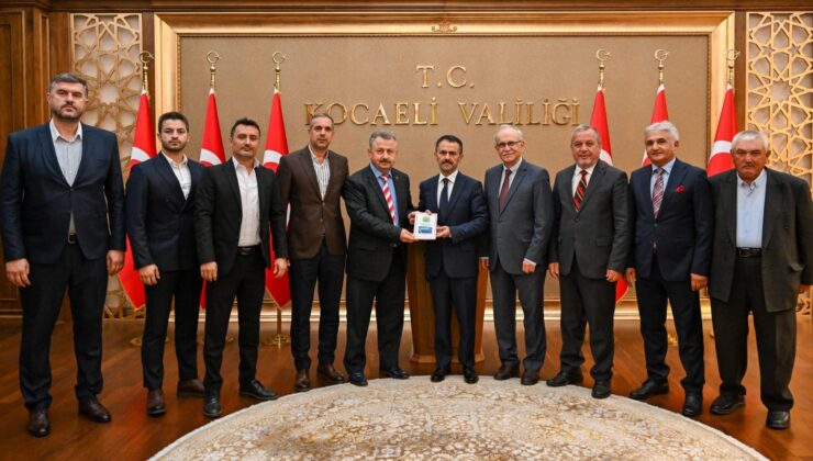 Kandıralılar Kocaeli Valisini ziyaret etti