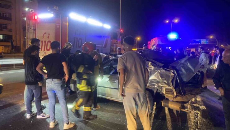 Kazaya karışan 2 tır sürücüsü kaçtı