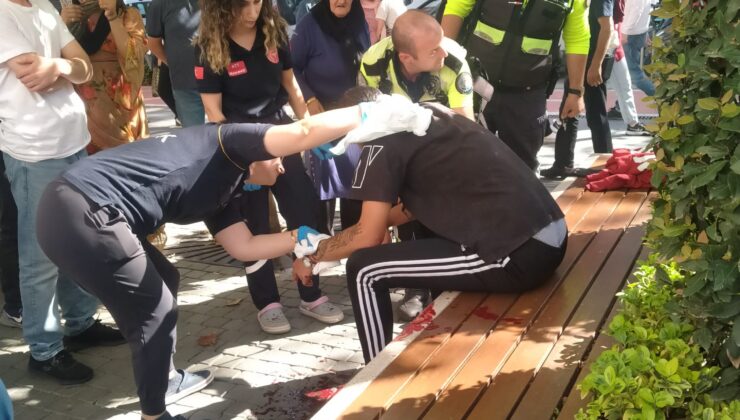 İzmit Yürüyüş Yolunda jiletle kendini doğradı