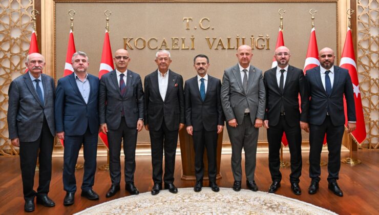 Eski ve Yeni İl Başkanlarından Vali Aktaş’a Ziyaret