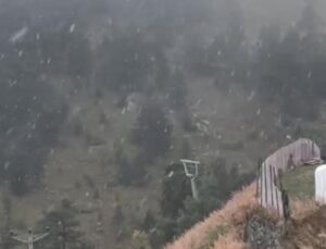 Mevsimin ilk karı Bolu’ya düştü