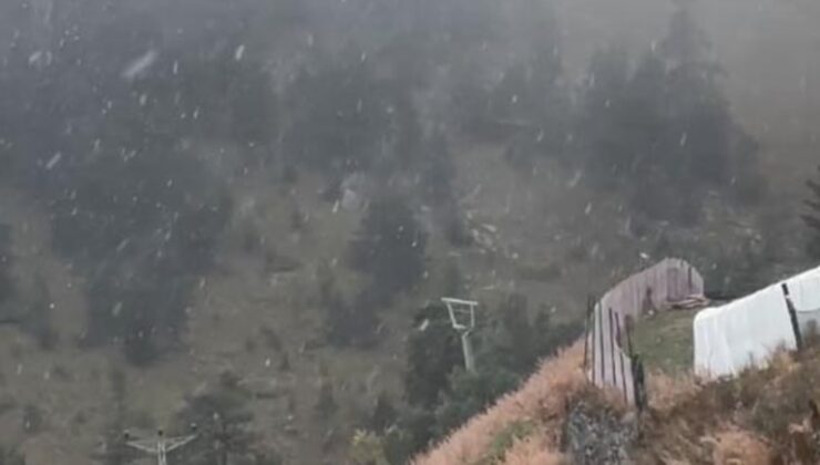 Mevsimin ilk karı Bolu’ya düştü