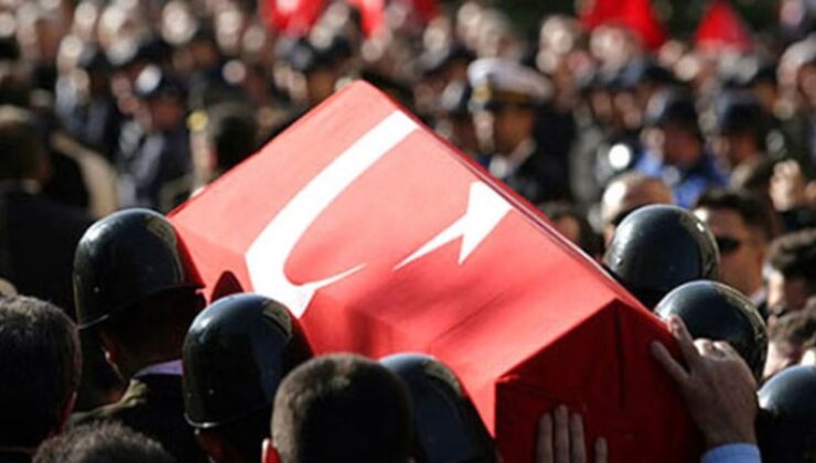 Araç kazasında bir asker şehit oldu