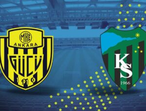 Ankaragücü-Kocaelispor maçı bugün saat 19.00 da