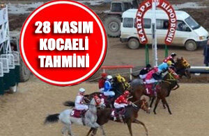 28 Kasım Perşembe Kocaeli Altılı ganyan tahmini YAYINDA