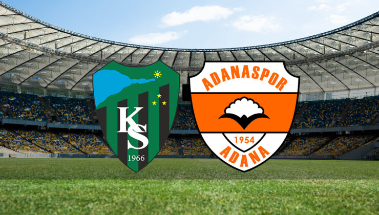 Kocaelispor-Adanaspor maçı bugün saat 20.00 de
