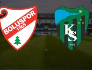 Boluspor-Kocaelispor maçı bugün saat 16.00 da