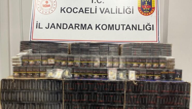 Dilovası’nda kaçak sigara operasyonu: 2 gözaltı