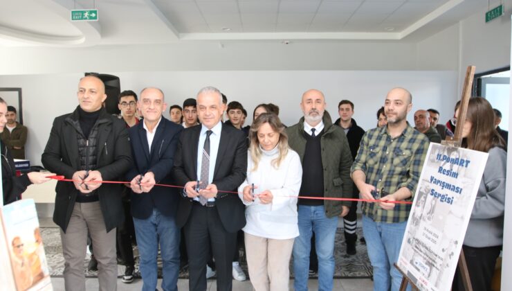 Derince’de 11. PonART Resim Yarışması Sergisi Açıldı
