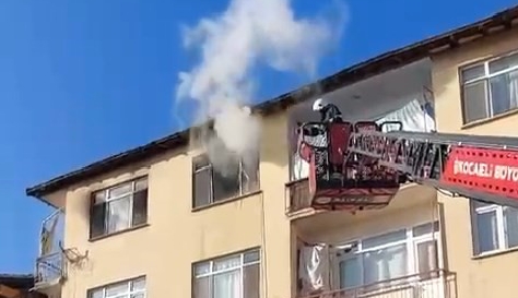 Yabancı uyruklu vatandaşın ikamet ettiğ dairede yangın