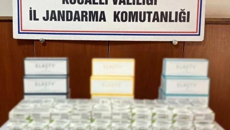 Kaçak estetik malzemesi ve tıbbi ürün ele geçirildi