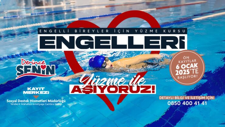 Engelleri Yüzme ile Aşıyoruz” Projesi Başlıyor