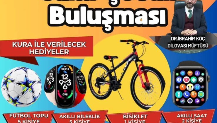 Çocuklardan Müftü Amcaya Teşekkürler