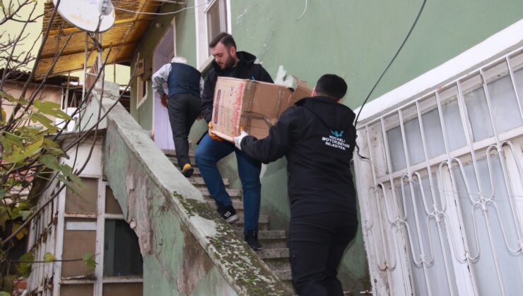 Büyükşehir’in kış desteği soba yardımı ile sürüyor