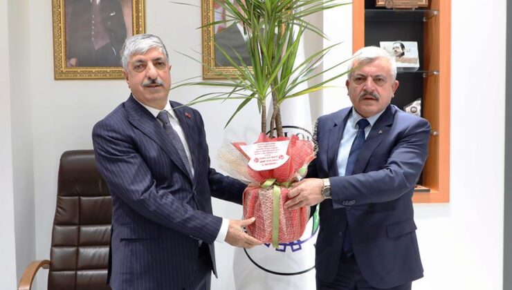 MHP İl Başkanı Batı Ve Yönetiminden Ömeroğlu’na Ziyaret