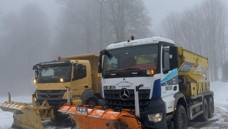 Kocaeli yoğun yağması beklenen kar yağışına hazır
