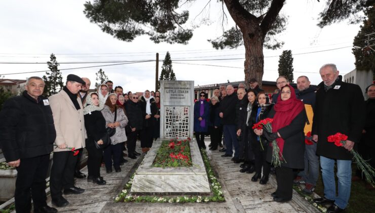 Efsane Başkan Leyla Atakan ve yol arkadaşları kabri başında anıldı