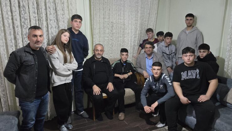 Başkan Kocaman Efe Kartal Öztay’ı ziyaret etti