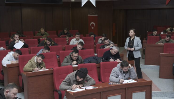 BEKAŞ’ a alınacak elektrikçiler için  sınav yapıldı