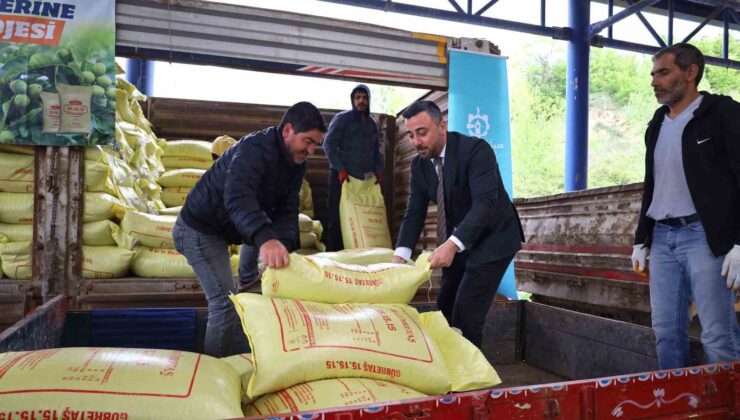 Kocaeli’de üreticilere gübre desteği