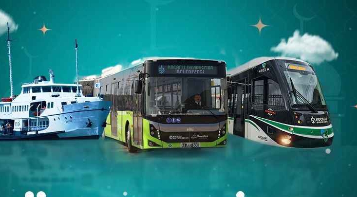 Kocaeli’de Kurban Bayramı boyunca ulaşım ücretsiz