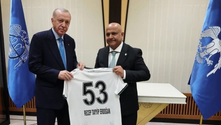 Cumhurbaşkanı Erdoğan, Kocaelispor yönetimini kabul etti