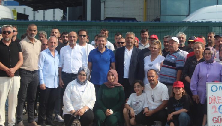 OMSA Metal işçisinin onurlu mücadelesinde yanlarındayız