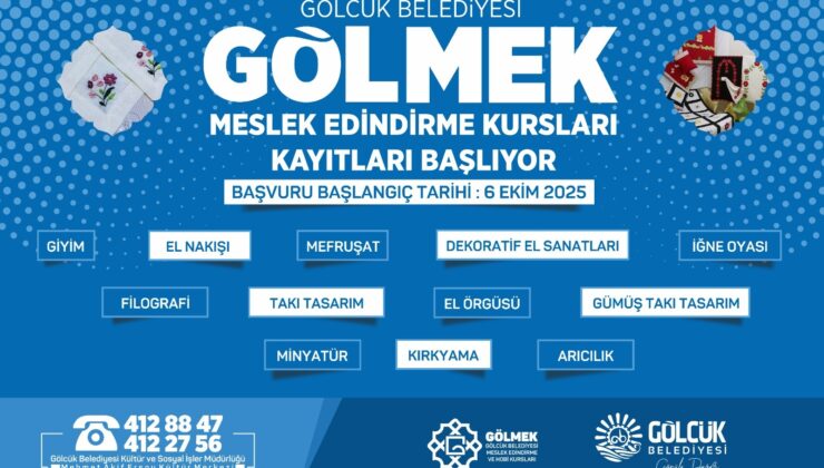 GÖLMEK’te yeni dönem kayıtları 6 Ekim’de başlıyor