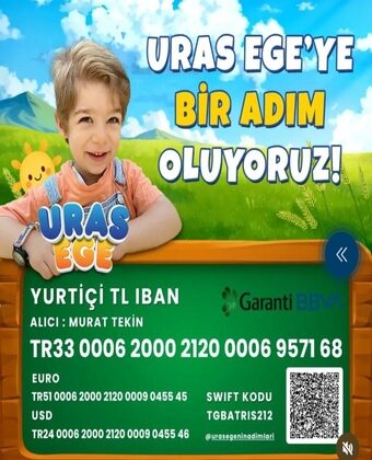 Uras Ege yardımlarınızı bekliyor