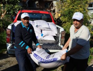 Büyükşehir’den yangın mağduru üreticilere destek