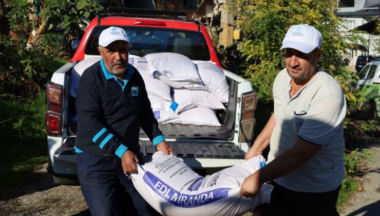 Büyükşehir’den yangın mağduru üreticilere destek