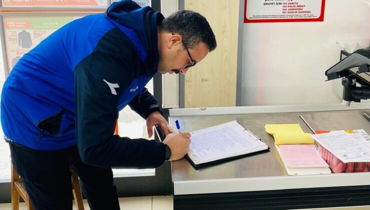 Gölcük’te tarihi geçmiş ürünlere el koydu