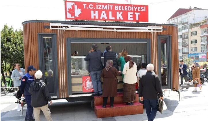 Halk Et Mobil Aracı bugün İzmit Belediye Meydanı’nda