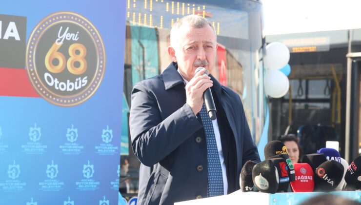 Büyükakın: Türkiye’nin en genç ulaşım filosu Kocaeli’de