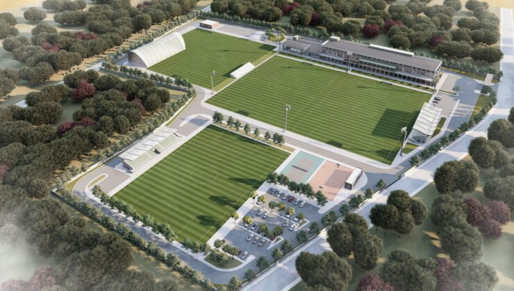 Körfez Sevindikli’de spor kompleksi çalışmaları sürüyor