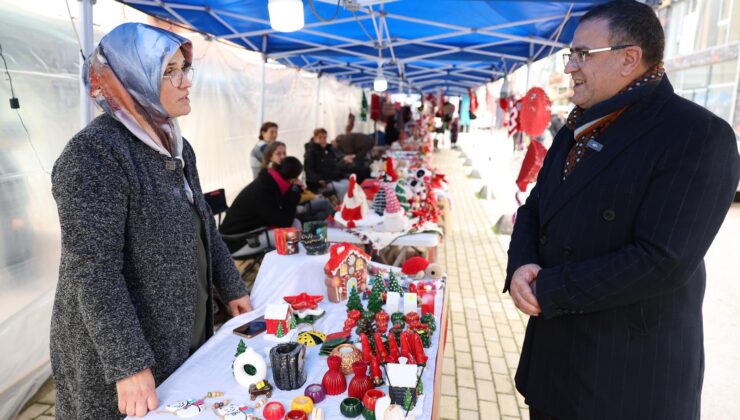 Derince’de El Emeği Ürünler Yeni Yıla Değer Katıyor