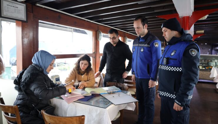 Kocaeli’deki balıkçı teknelerine yılbaşı denetimi