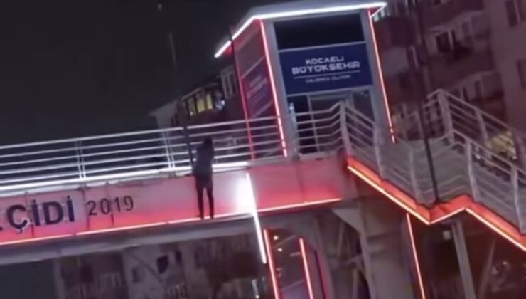 Köprüye çıkıp hayatına son vermek istedi