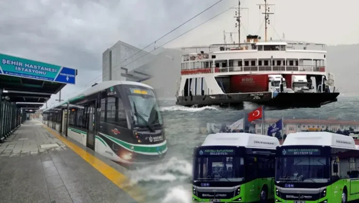 Kocaeli’de zamlı ulaşım BUGÜN BAŞLADI