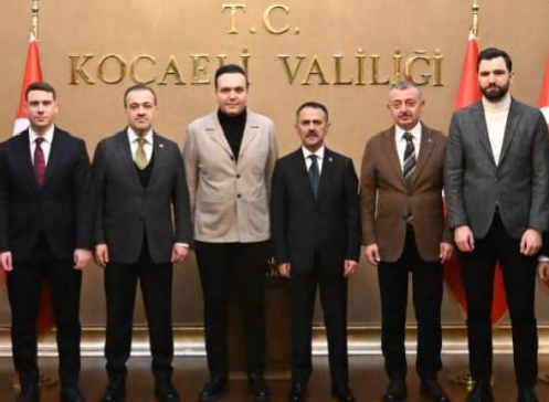 AK Parti Gençlik Kolları Genel Başkanı’ndan Vali Aktaş’a ziyaret