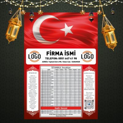 Ramazan İmsakiyenizi biz yapalım