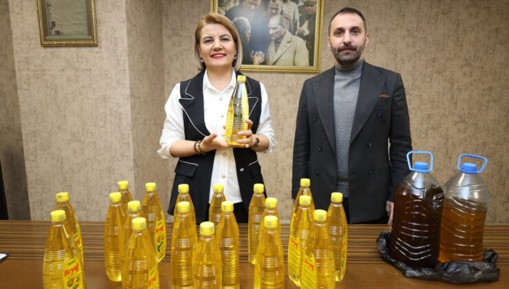 İzmit’te 5 litre atık yağ biriktire ücretsiz 1 litre temiz yağ 