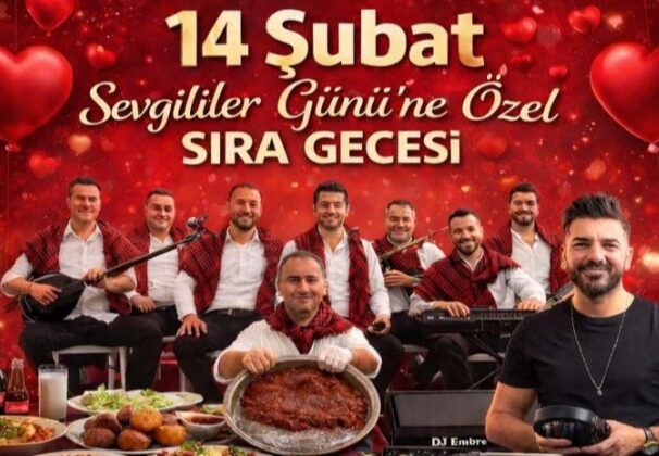 Sevgililer 14 Şubat’ta bu mekanda buluşacak