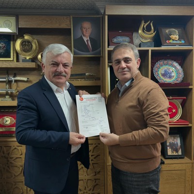 Albay Tarkan Şahin MHP’ye katıldı