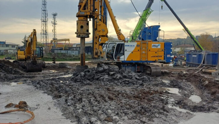 Başiskele’de çalışma nedeniyle yol kapatıldı